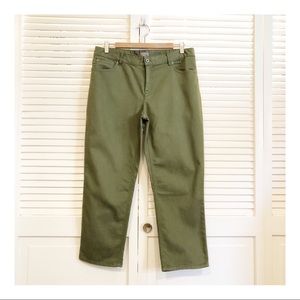 J.Jill Green Crop Pants